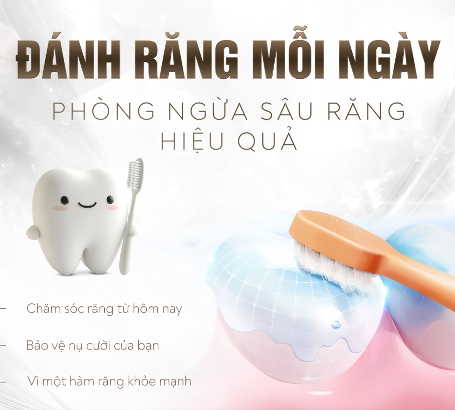 Đánh răng mỗi ngày phòng ngừa sâu răng hiệu quả - Nha Khoa T-Diamond